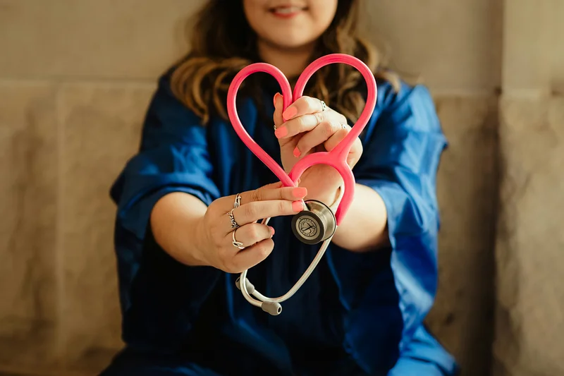 Woman heart health cardiovascular wellness