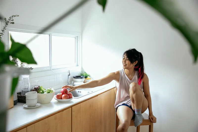 Healthy food and active lifestyle for disease prevention in women