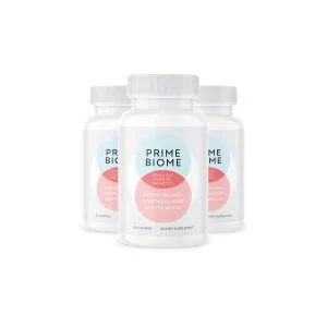 PrimeBiome three-bottle package