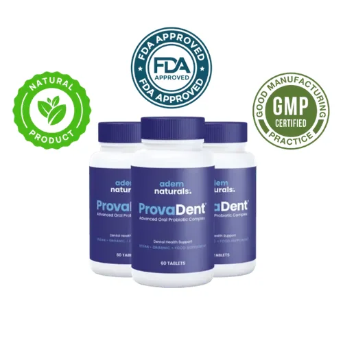 ProvaDent 3-pack with FDA and GMP certifications